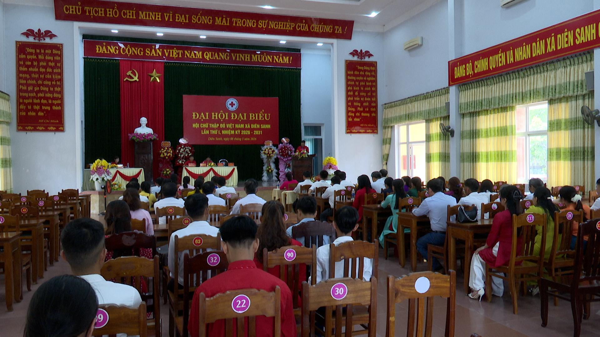 Đại hội Đại biểu Hội Chữ thập đỏ xã Diên Sanh lần thứ I, nhiệm kỳ 2026-2031