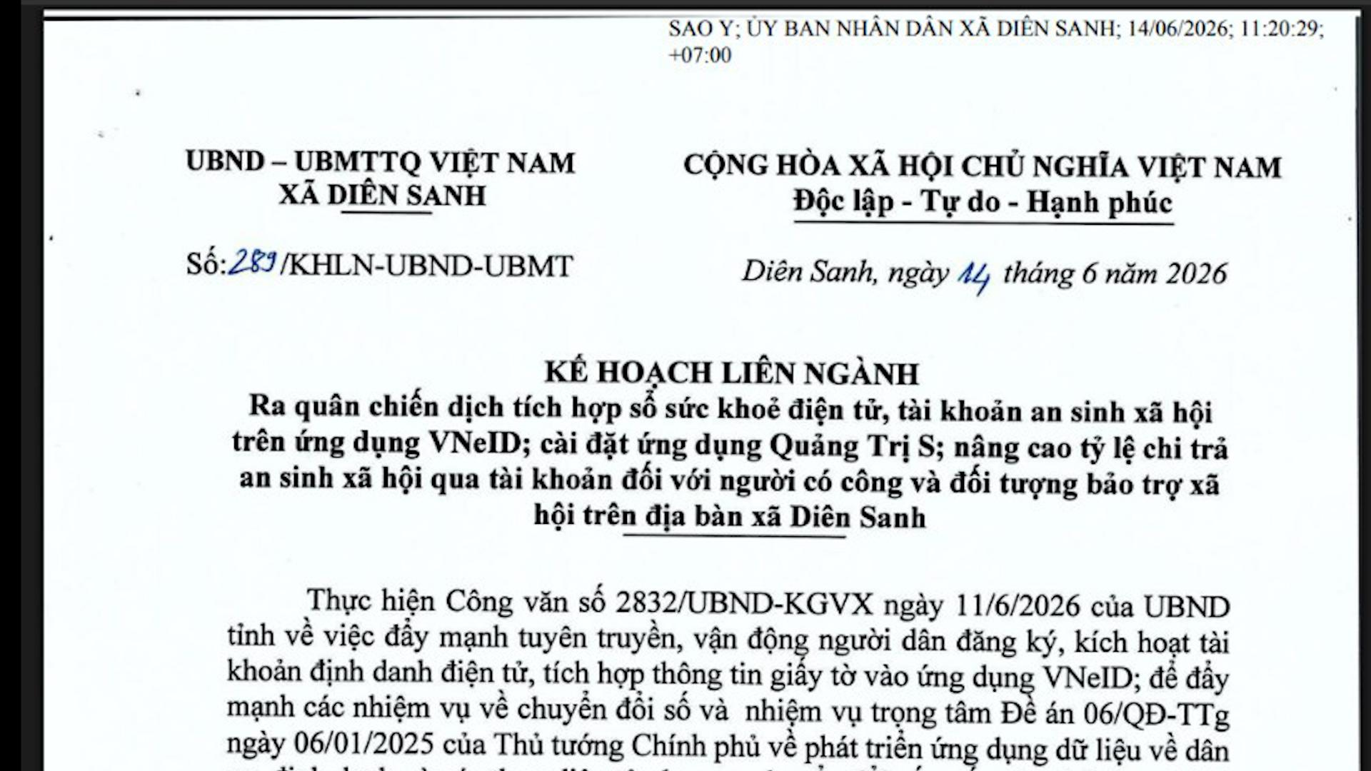 Ra quân chiến dịch cao điểm tích hợp Sổ sức khỏe điện tử, tài khoản an sinh xã hội trên ứng dụng...