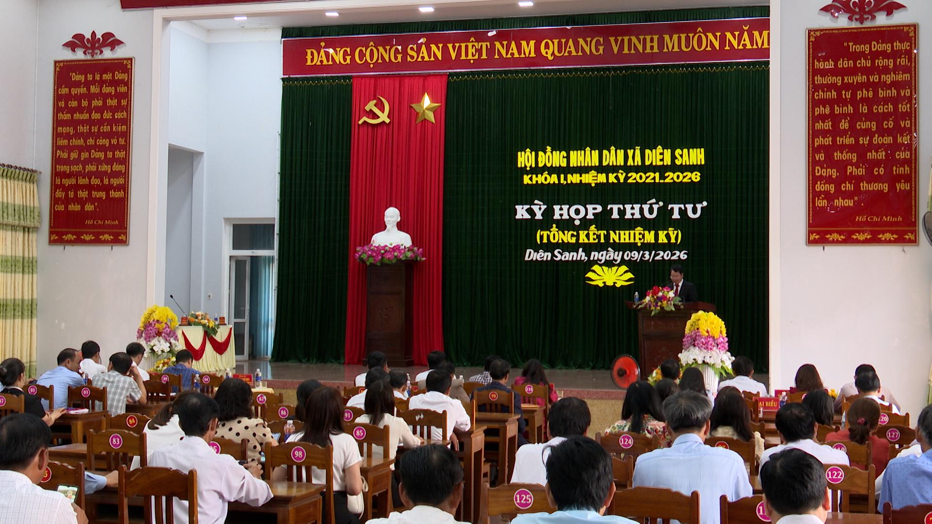 Tổng kết hoạt động Hội đồng nhân dân xã khóa I, nhiệm kỳ 2021-2026