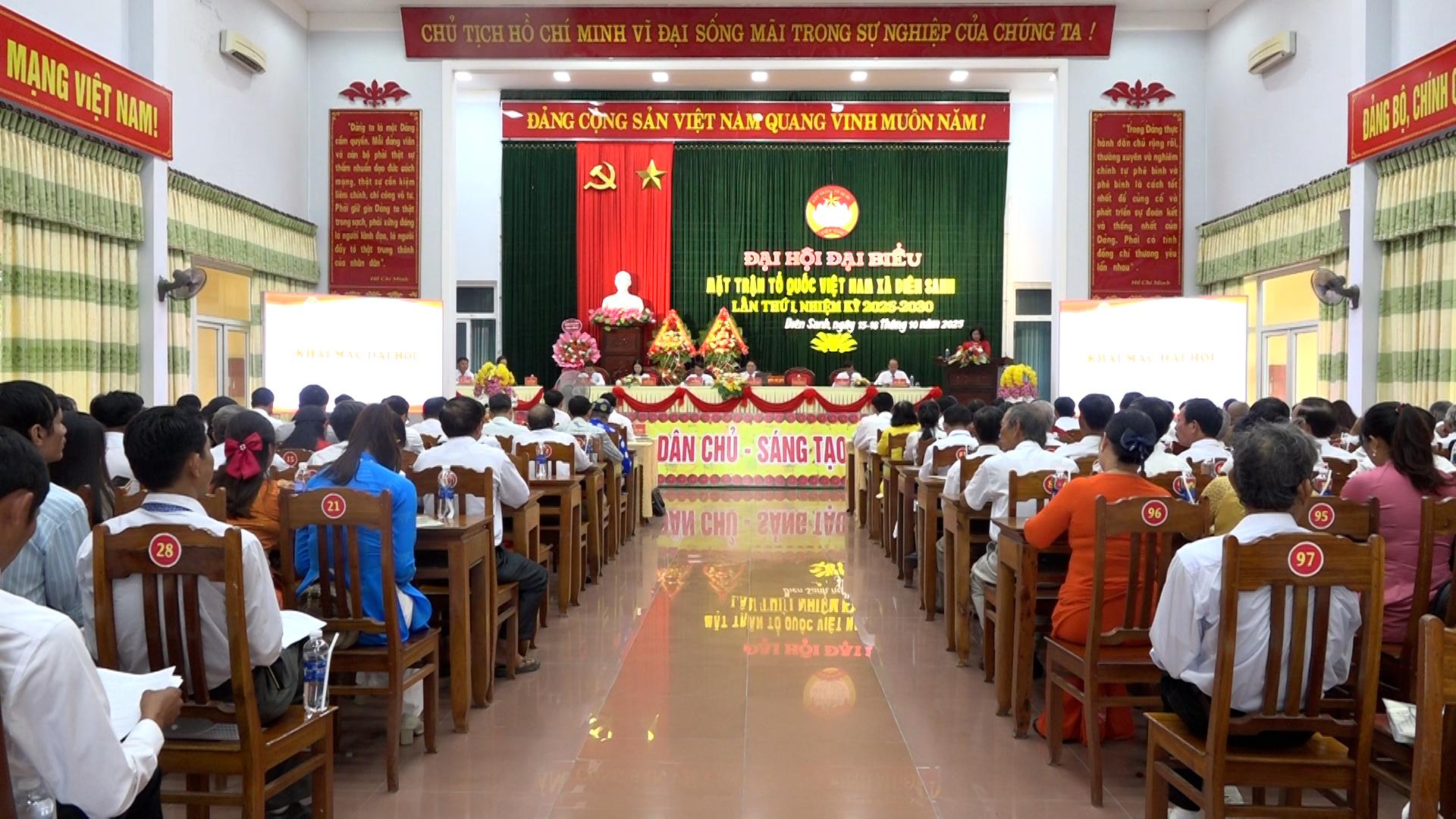 Đại hội đại biểu MTTQ Việt Nam xã Diên Sanh lần thứ I, nhiệm kỳ 2025-2030