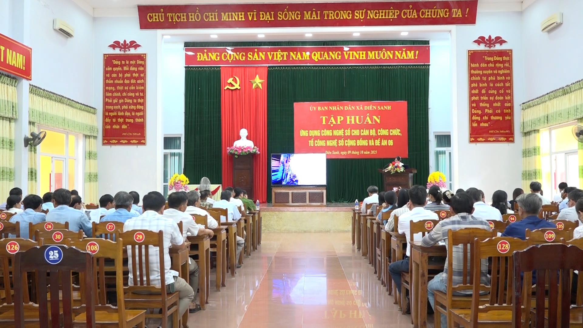 Tập huấn ứng dụng công nghệ số cho cán bộ, công chức Tổ công nghệ số cộng đồng và Đề án 06